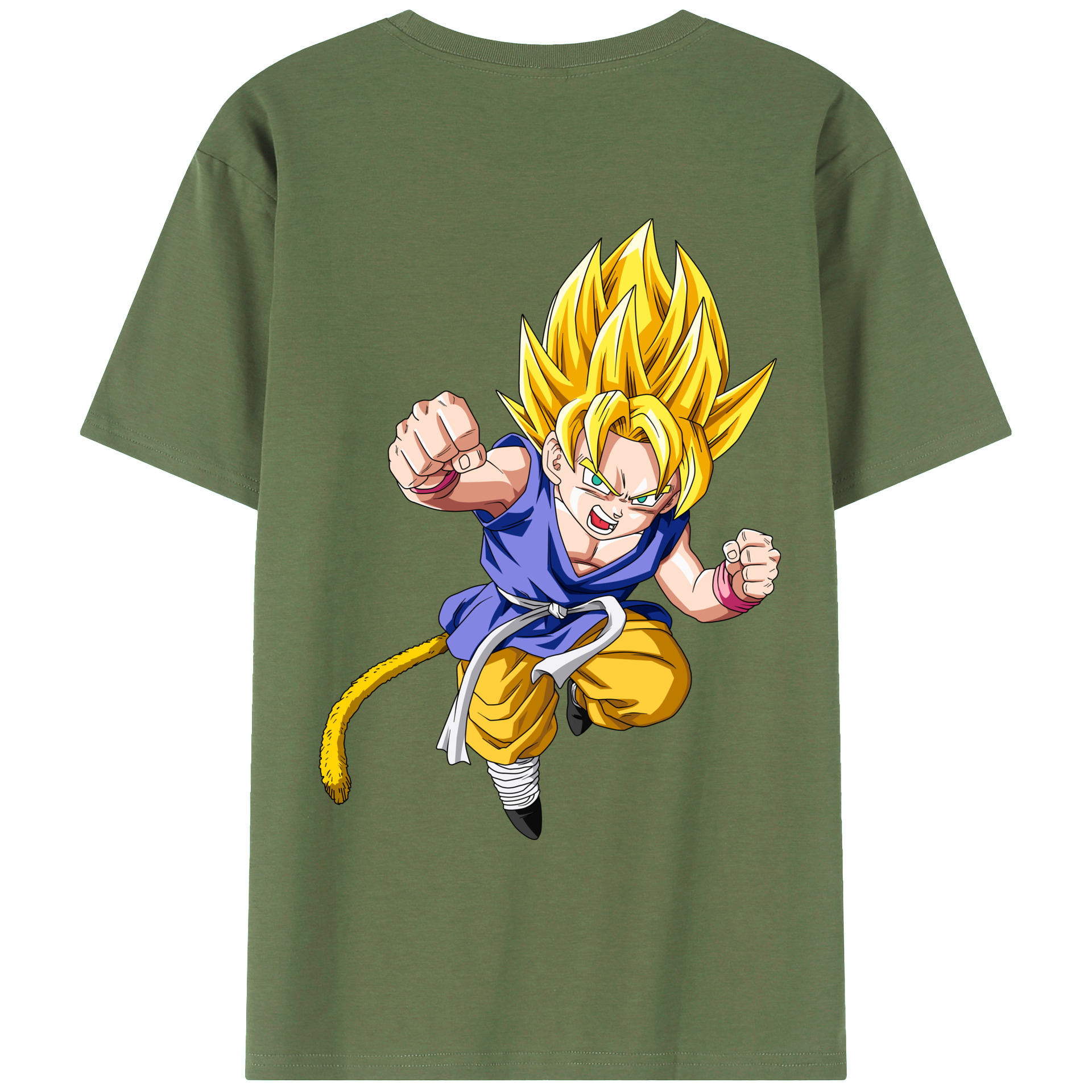 （画像用） ドラゴンボール ベジット DRAGON BALL Vegetto 綿100％ メンズ半袖Tシャツ（バックプリント） 通気性